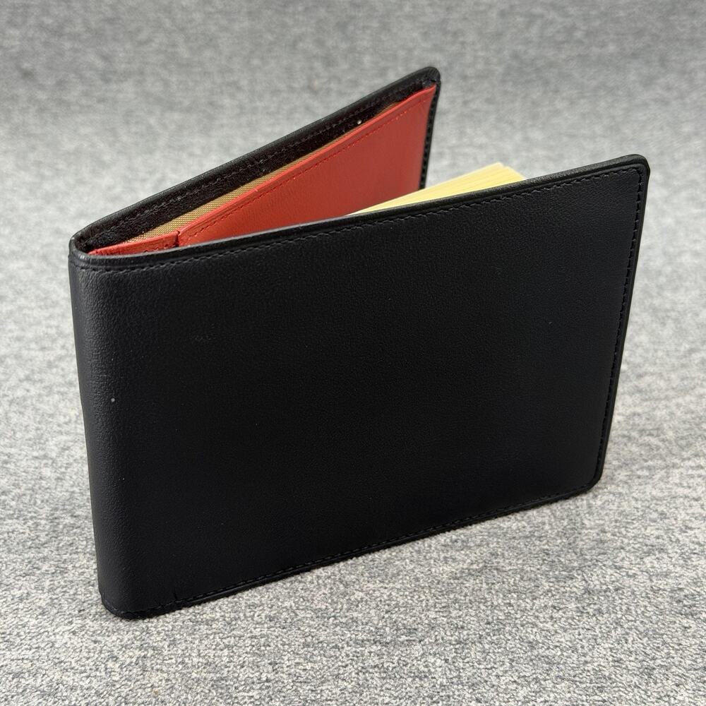 Vintage 1970s German Landesgenossenschaftsbank Leather Pocket Calendar Planner